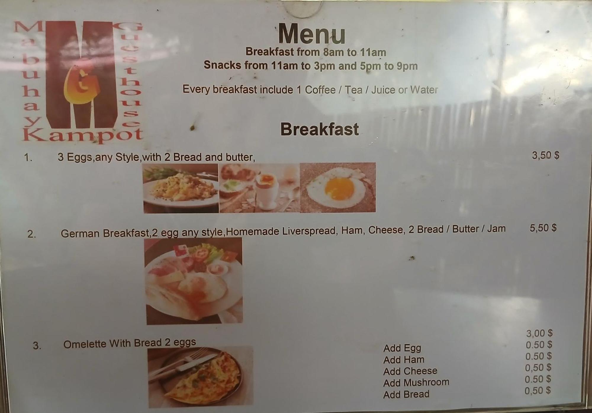 Mabuhay Guesthouse Kampot Buitenkant foto